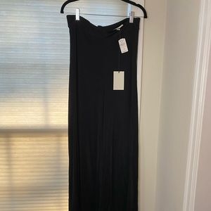 Alexis black flowy wide leg pants sz XL